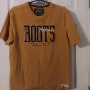 Roots Men's Athletic Varsity League T-Shirt - Mustard Size Medium